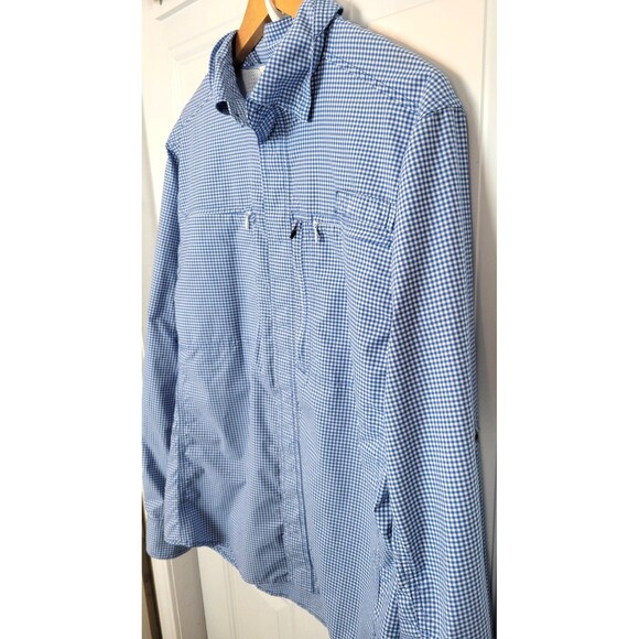 Coolibar Mens Sun Protection Button Down Long Sleeve Shirt Size M SPF 50+ - Picture 3 of 7